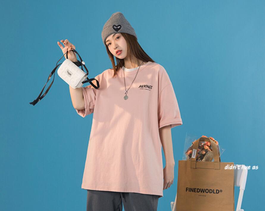 韓国風　レディース　半袖Tシャツ　新しい夏　カジュアル　ファッション半袖Tシャツ　★S-3XL