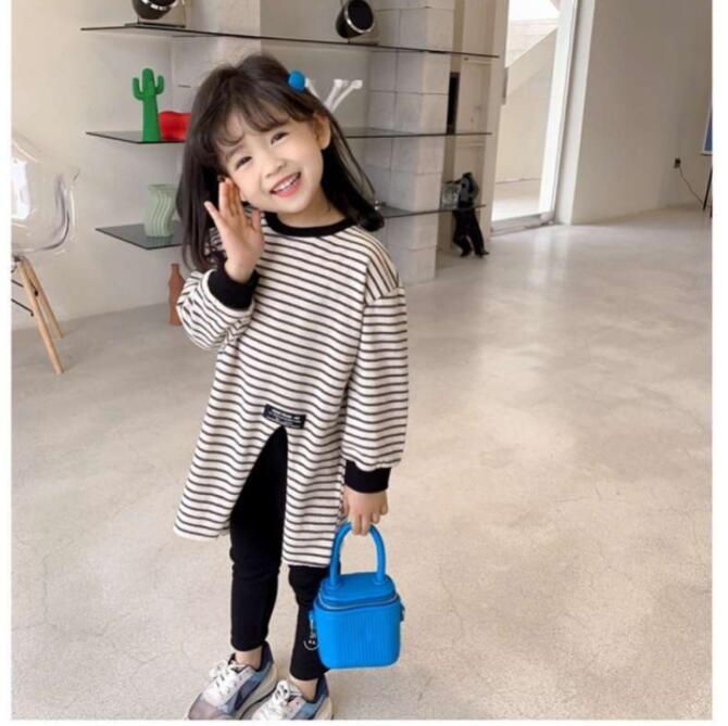子供服春服★女の子長袖Tシャツ★ファッションTシャツ子供服★韓国風子供春服★80-140