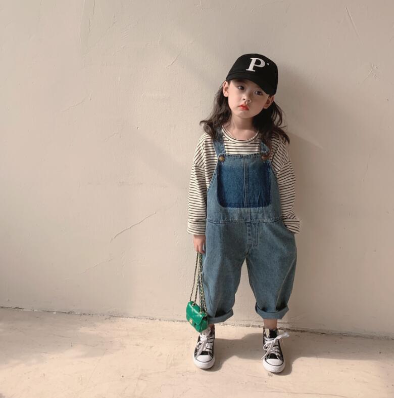 子供服春夏服★女の子サロペットパンツ★ファッションズボン★韓国風子供春夏服★80-150