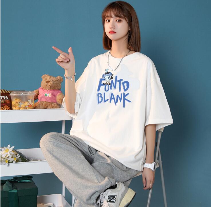 韓国風　レディース　半袖Tシャツ　新しい夏，気質，ファッションTシャツ　★S-3X