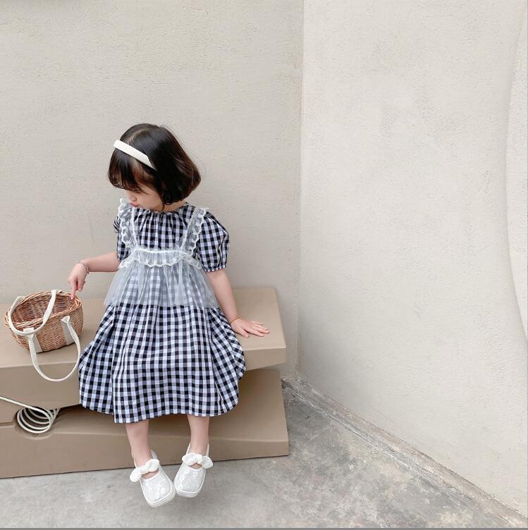 子供服夏服★女の子半袖ドレス★ファッションドレス子供服★韓国風子供夏服★80-130