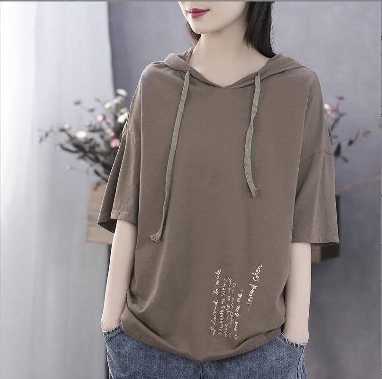 韓国風　レディース　半袖Tシャツ　夏新しい，気質，ファッションTシャツ　，Tシャツ★M-3X