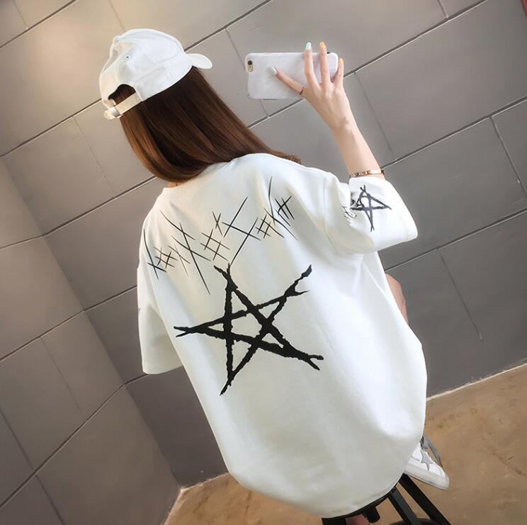 韓国風　レディース　半袖Tシャツ　新しい夏，気質，ファッションTシャツ　学生Tシャツ★M-2X