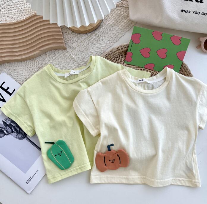 超人気韓国風ベビー服　夏半袖Tシャツ　　赤ちゃん Tシャツ，ファッションTシャツ★73-120
