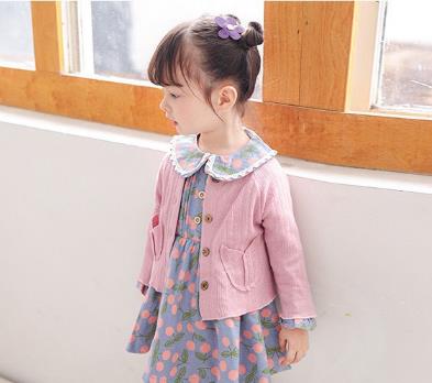 春秋新作　女の子 子供 ツーピーススーツドレス ファッション ペティスカート 韓国風