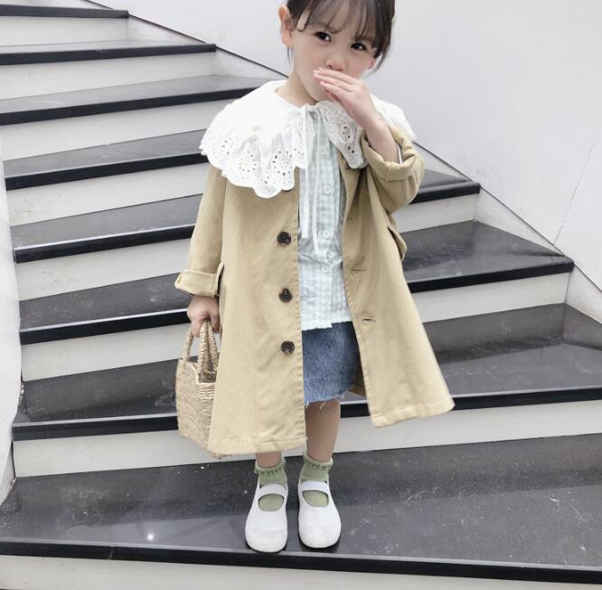 コート　キッズ 子供服 キッズ女の子 秋 キッズロングコート　オシャレ