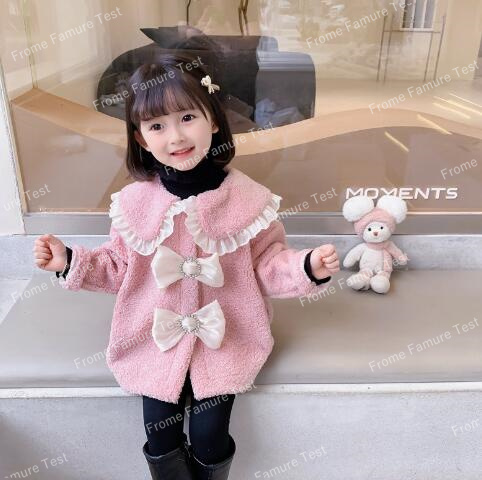 女の子 ジャケット 　トップス  可愛いコート 子供服 キッズ服 秋冬新作 おしゃれ 綿の服