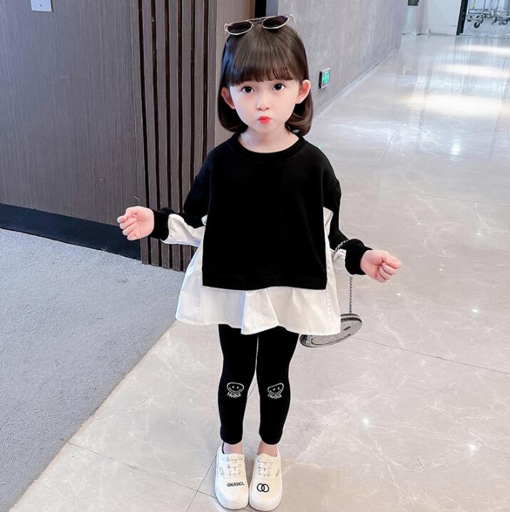 春と秋 女の子 ★上下セット★子供カジュアルウェアー★子供服 キッズ服 かわいくておしゃれ★80-130