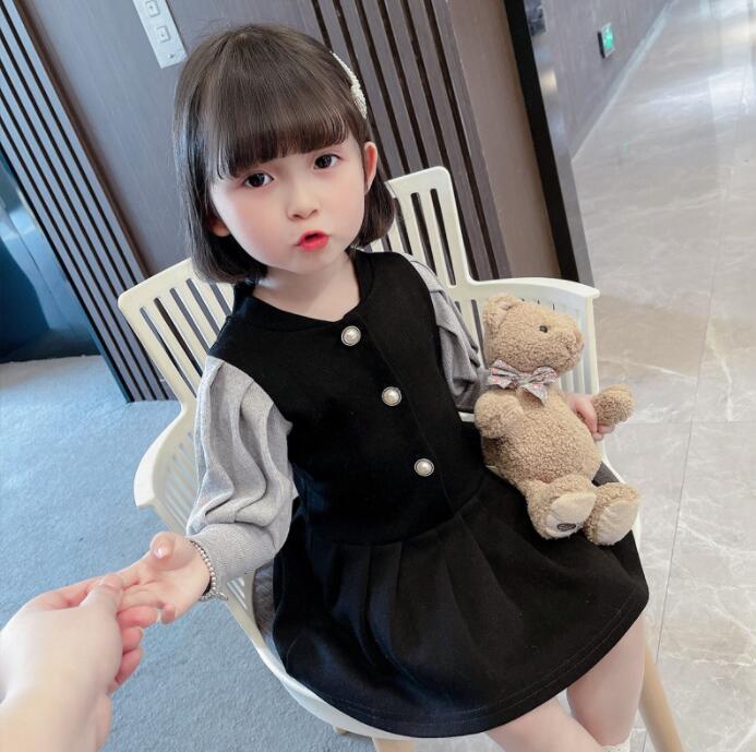 春と秋 女の子 ★ドレス★ドレス★子供服 キッズ服 かわいくておしゃれ★80-130