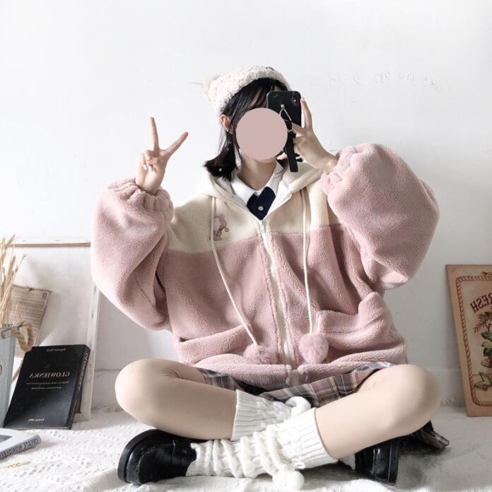秋冬新作　韓国風　レディース　ラムズウール コート    緩い  コート　ジャケット　コート★M-2X