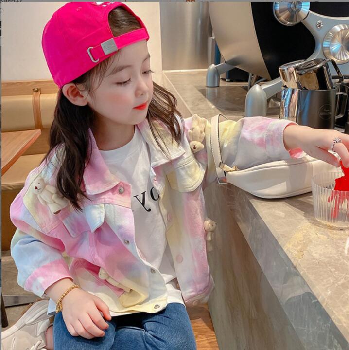 子供服 春と秋コート  韓国風 　女の子コートキッズ トップス ファッションコート ★90-130
