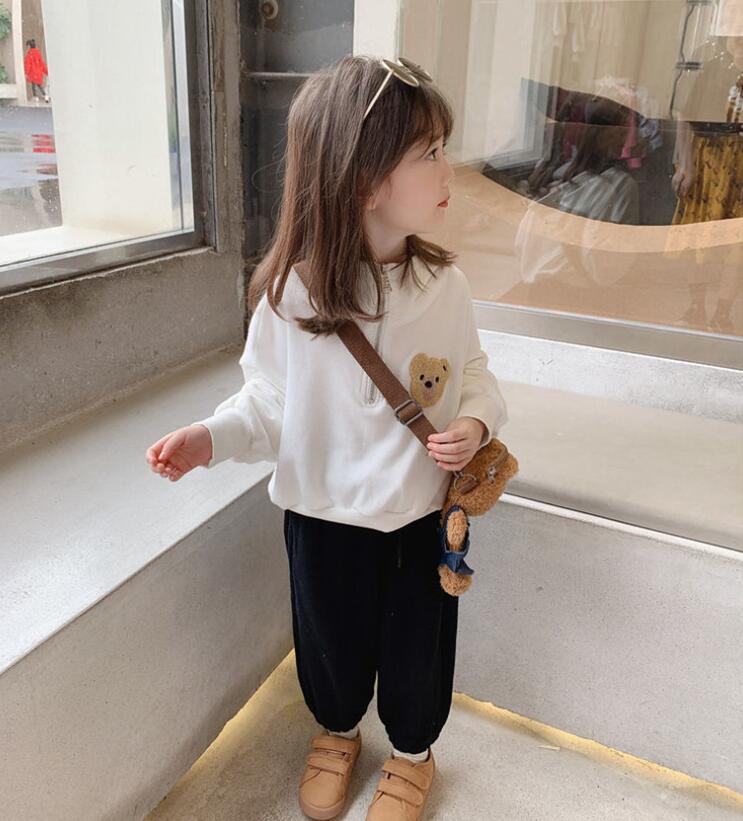 春と秋女の子  パーカーかわいくておしゃれトップス パーカー 子供服 キッズ服 おしゃれ★90-140