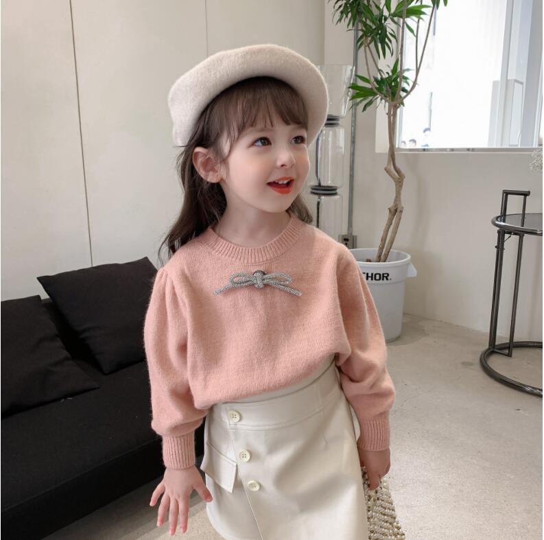 春秋冬女の子ニット、かわいいセーター、子供服、新作ファッション★80-130
