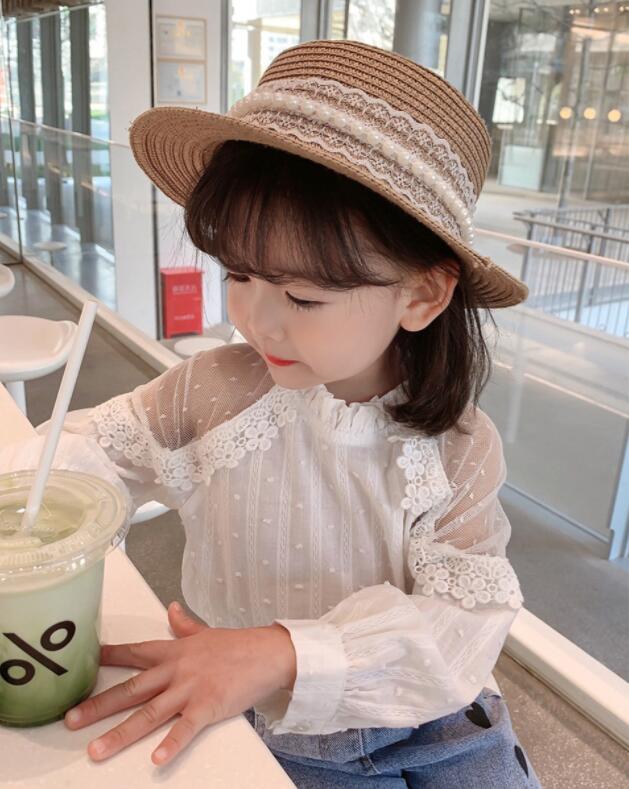 春秋新作 女の子 韓国風シャツ  子供服 ファッションシャツ キッズ服 ★80-130