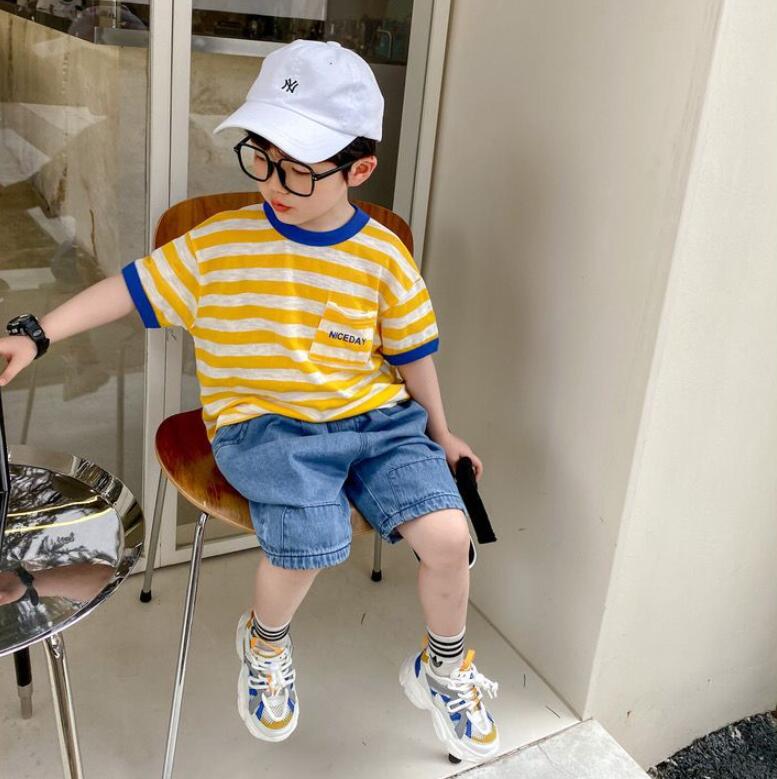 子供服夏服★男の子Tシャツ★ファッションTシャツ子供夏服★潮流子供夏服★90-150