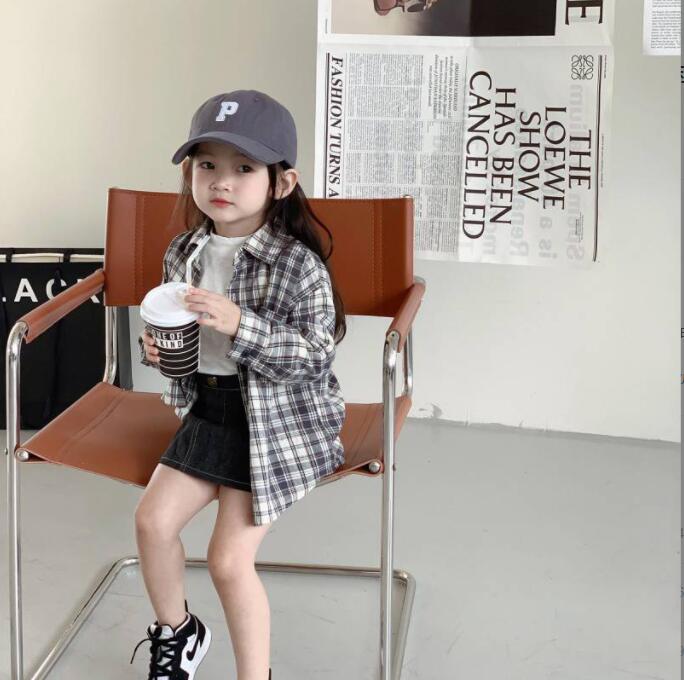 子供服春秋服★女の子シャツ★ファッションシャツ子供春服★潮流子供春服★80-140