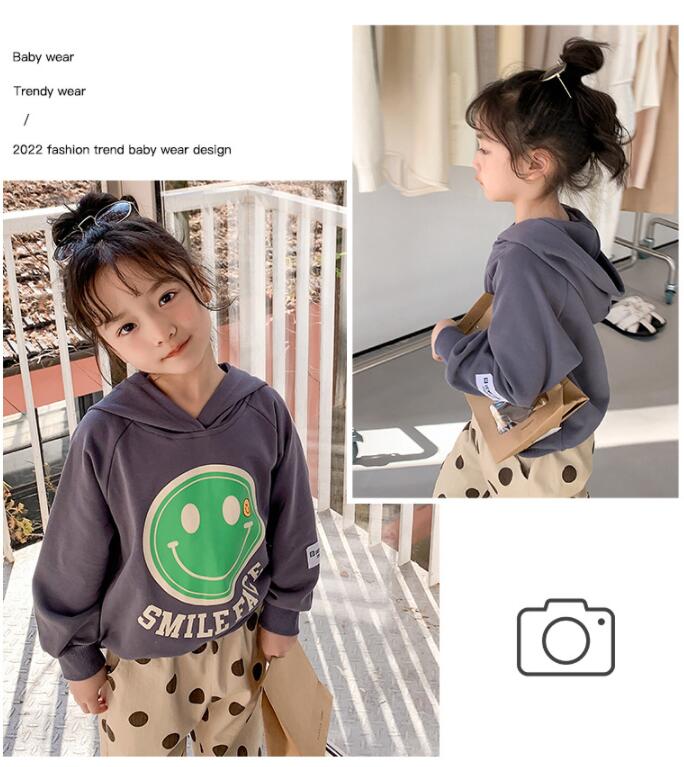 子供服春秋服★女の子パーカー★ファッションパーカー子供春服★潮流子供春服★90-130