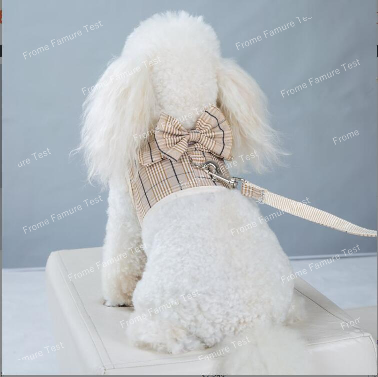 ペット用品　韓国風　トラクションロープ+ベスト2点セット，ペットリーシュ   可愛い  犬用