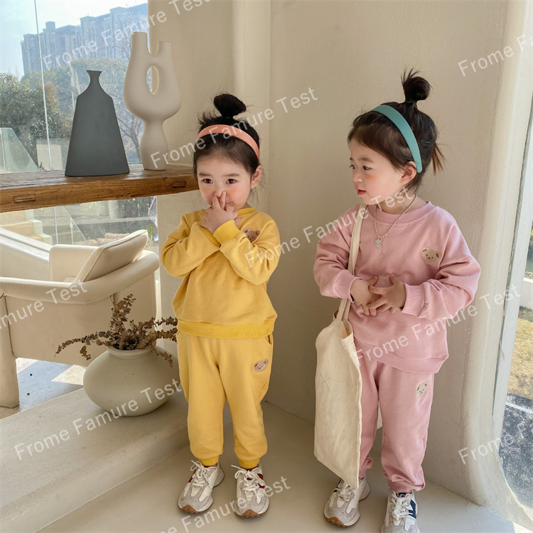 トップス、ボトムス、セットアップ、男女兼用、春着、子供服、韓国風、