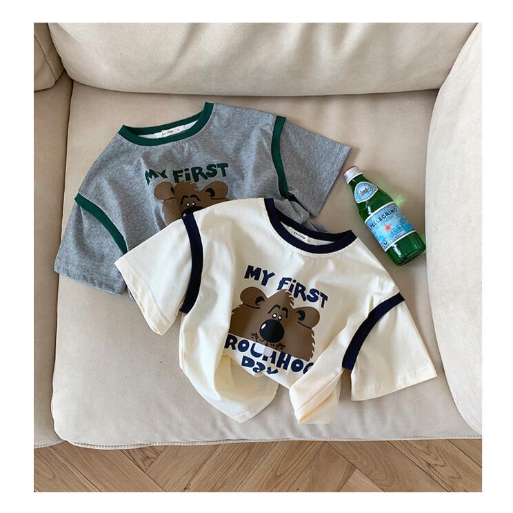 子供服夏新しい★男の子Tシャツ★韓国風Tシャツ★ファッションTシャツ★90-150
