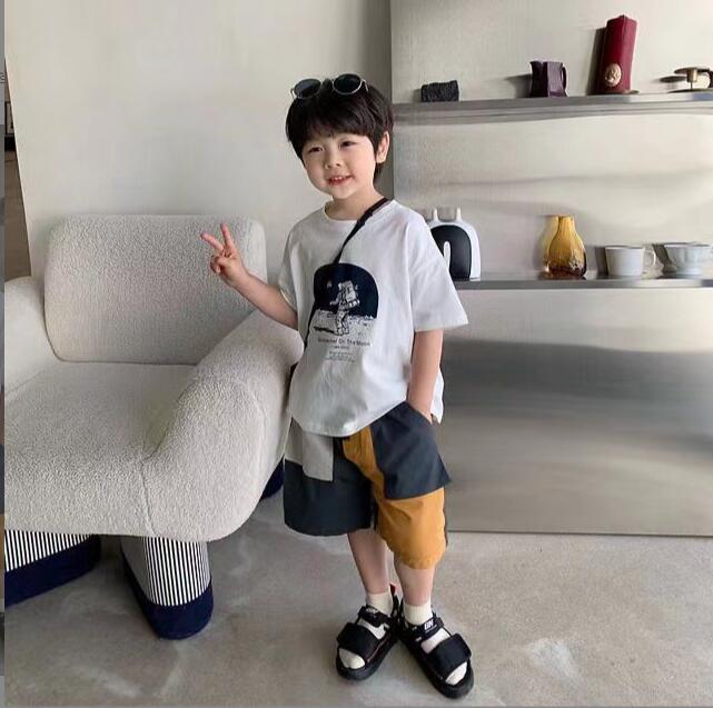 子供服夏新しい★男の子半袖Tシャツ★韓国風Tシャツ★ファッションTシャツ★90-150