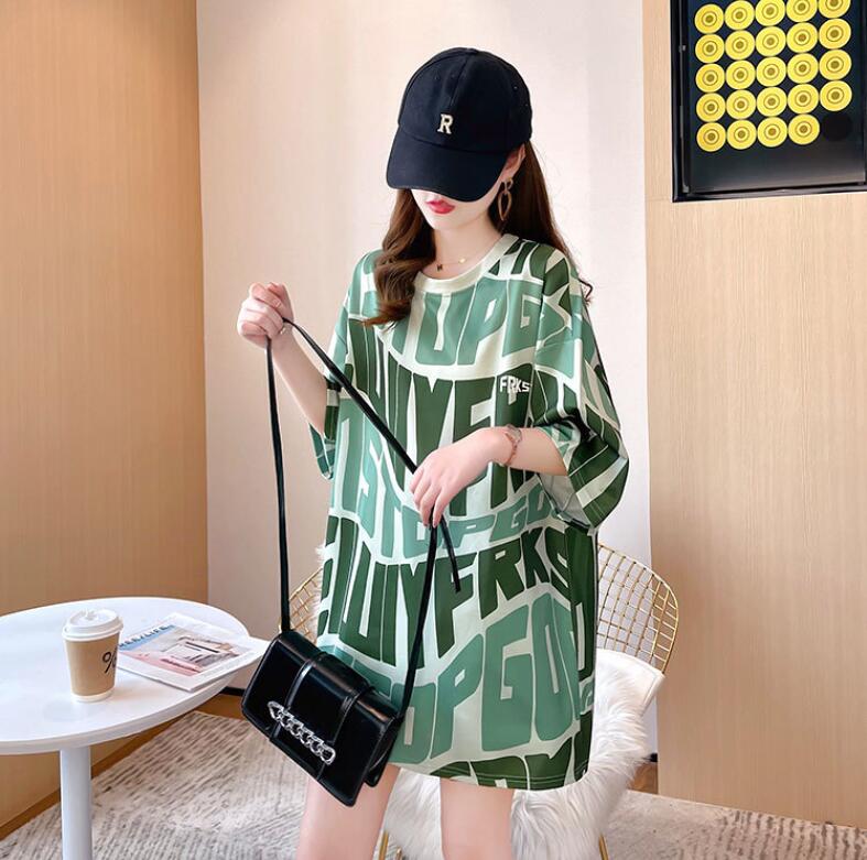 韓国風　レディース　半袖Tシャツ　新しい夏，気質，ファッションTシャツ　学生Tシャツ★M-2X