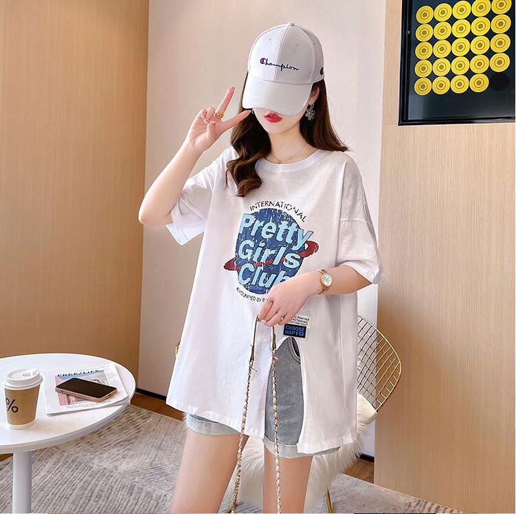 韓国風　レディース　半袖Tシャツ　新しい夏，気質，ファッションTシャツ　学生Tシャツ★M-2X