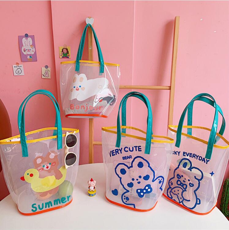 ビーチトートバッグ　　ハンドバッグ　カゴバッグ　旅行用品