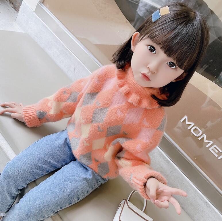 秋冬女の子コート、ニットカーディガン、かわいいセーター、子供服、子供服、新作ファッション★90-130