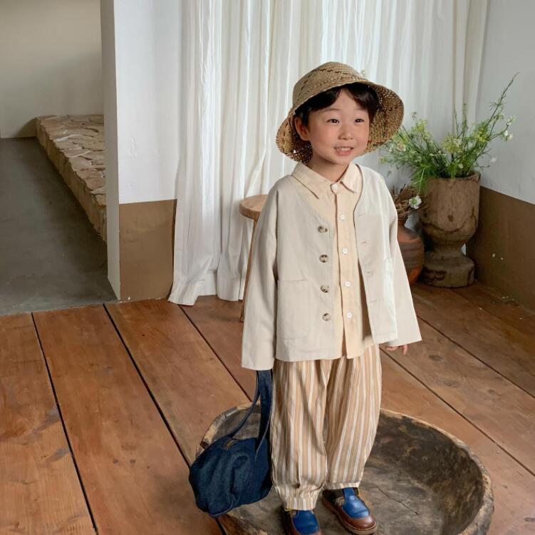 子供服 春と秋コート  韓国風 　男の子コートキッズ トップス ファッションコート ★90-140