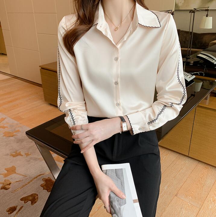 春秋レディースシャツ★韓国のシャツ★シャツ★ファッションシャツコート★S-2X