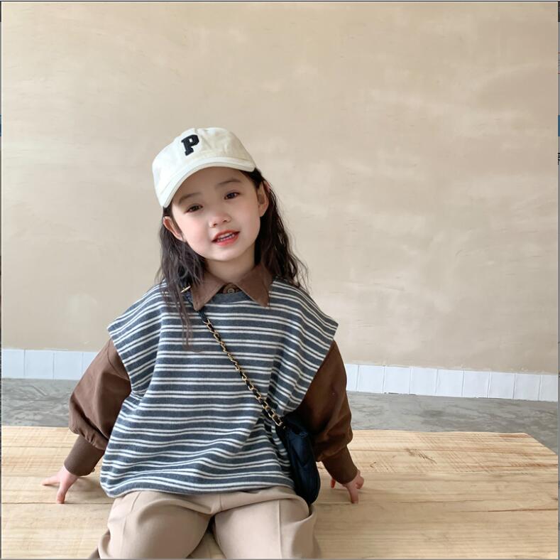 子供服春秋服★男の子の女の子ベストコート★ファッションベストコート子供春服★潮流子供春服★90-140