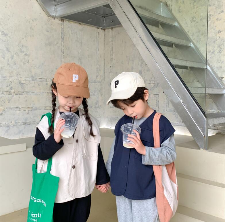 子供服春秋服★男の子の女の子ベストコート★ファッションベストコート子供春服★潮流子供春服★90-140
