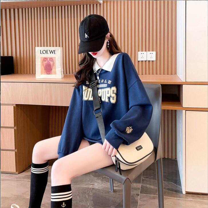 韓国風　レディース　パーカー　春秋新作　カジュアル　ファッションパーカー　ブラウス★M-2XL
