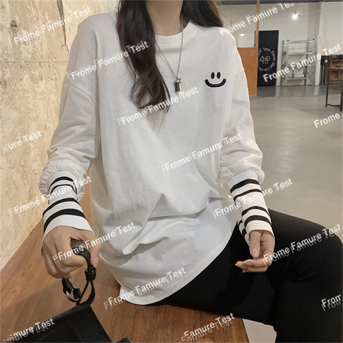 Ｔシャツ　レディース　2022春新作　ルーズ　ファッション　長袖