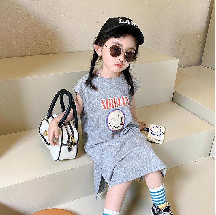 子供服夏★女の子半袖ドレス★ファッションドレス子供夏服★韓国風子供夏服★90-140