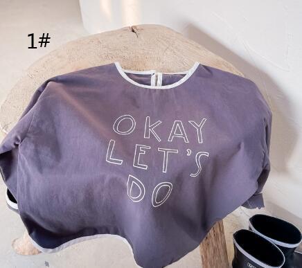 子供用アパレル　Tシャツ　2色　長袖　80-130