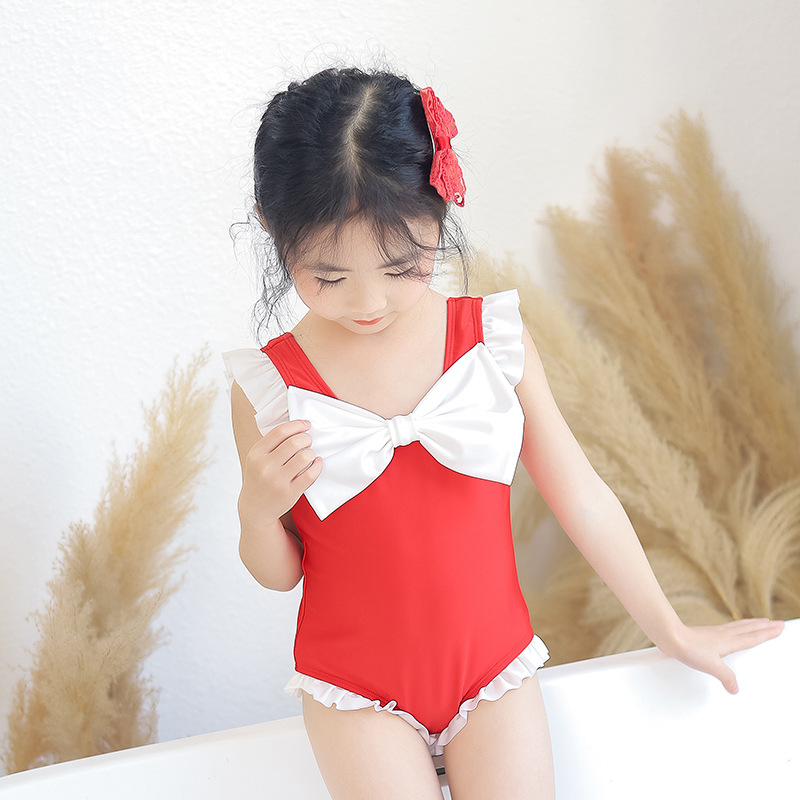 韓国風子供水着 キッズ 女の子 ベビー 子供用 オールインワン　連体水着 uvカット キッズ水着