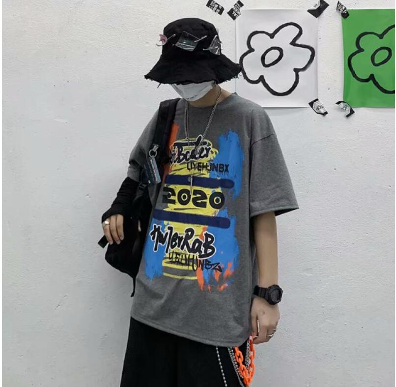 韓国風  Tシャツ　半袖Tシャツ　夏の新しい　スポーツウェア　ファッションTシャツ★M-2X