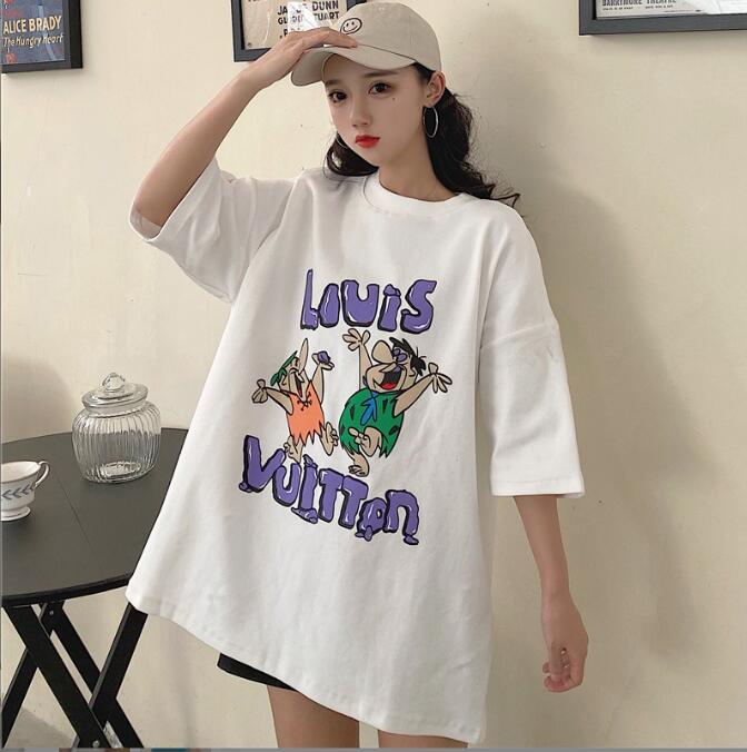 韓国風　レディース　半袖Tシャツ　新しい夏，気質，ファッションTシャツ　★M-X