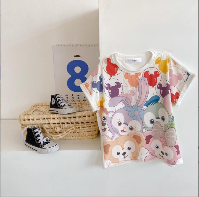 子供服★男の子女の子Tシャツ，ファッション親子ウェア★韓国風子供夏服★90-140